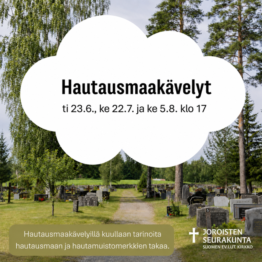Hautausmaakävelyt Joroisten hautausmaalla